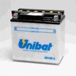 Akumuliatorius Unibat 12V 16Ah 207A 160x90x161mm  